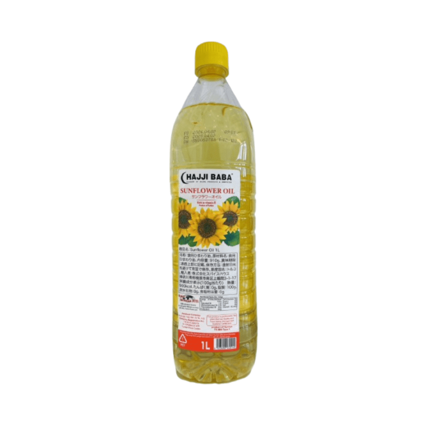 【HAJJIBABA】SUNFLOWER OIL/ひまわり油 1L