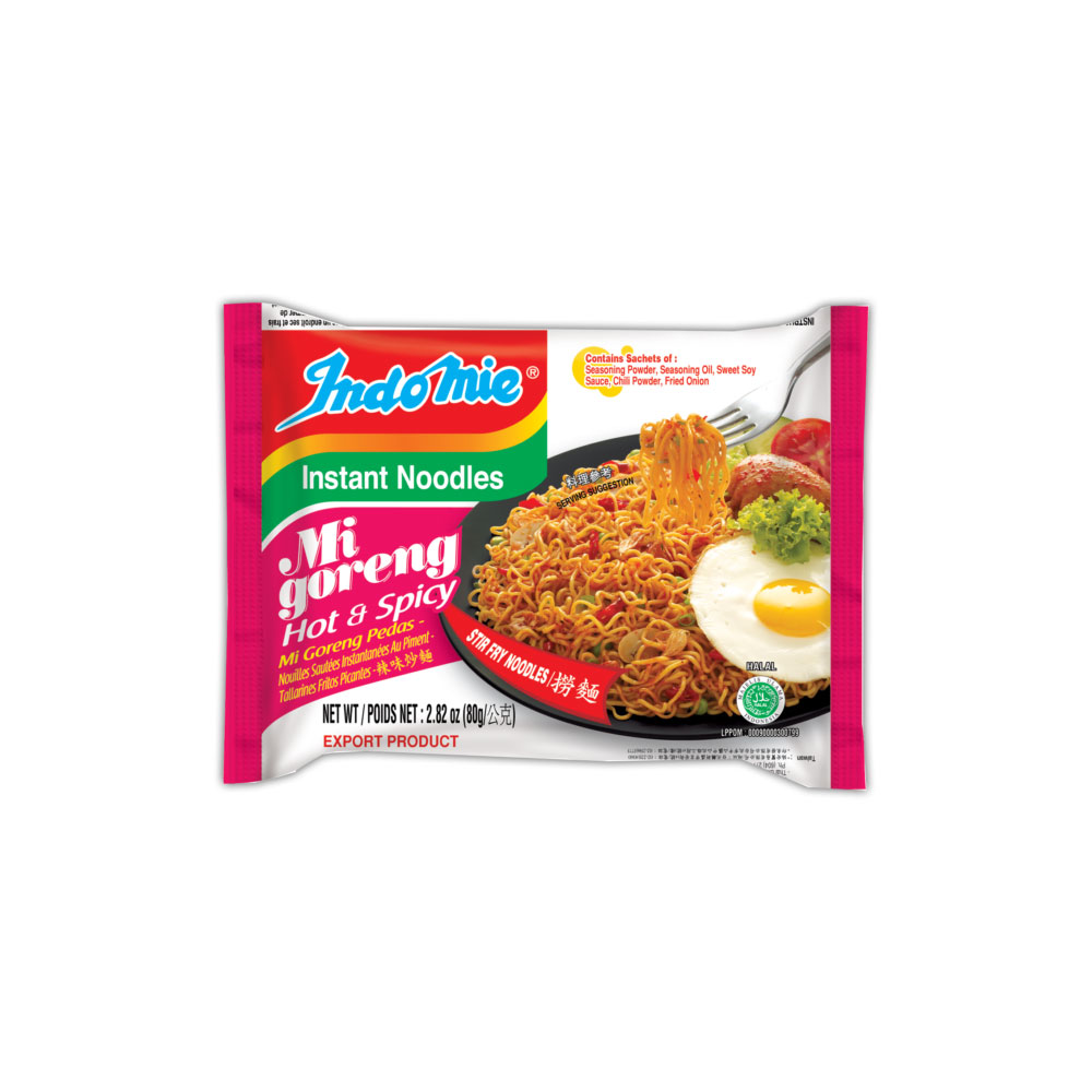 【Indo mie】INSTANT NOODLES MI GORENG PEDAS FLAVOR/ペダス  (INDONESIA)