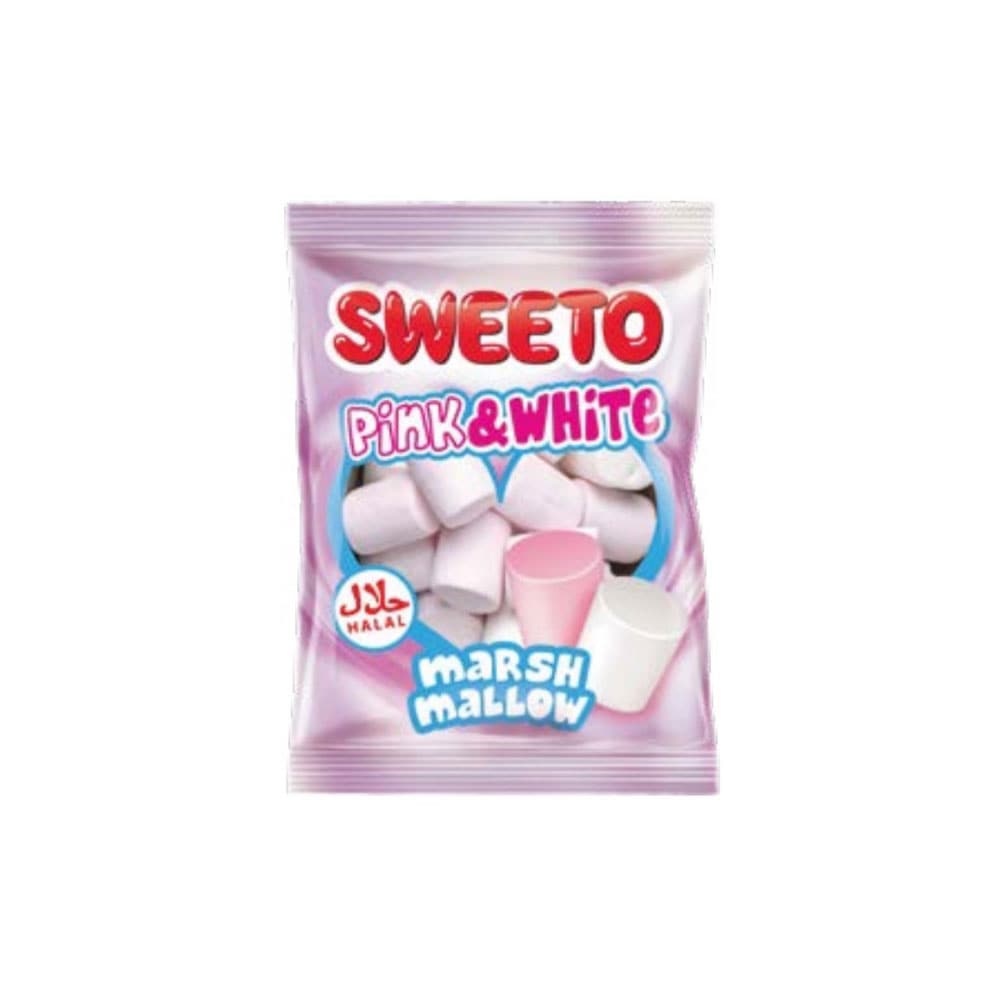 【SWEETO】PINK＆WHITE/スウィートマシュマロ ツピンク＆ホワイト３０g HALAL