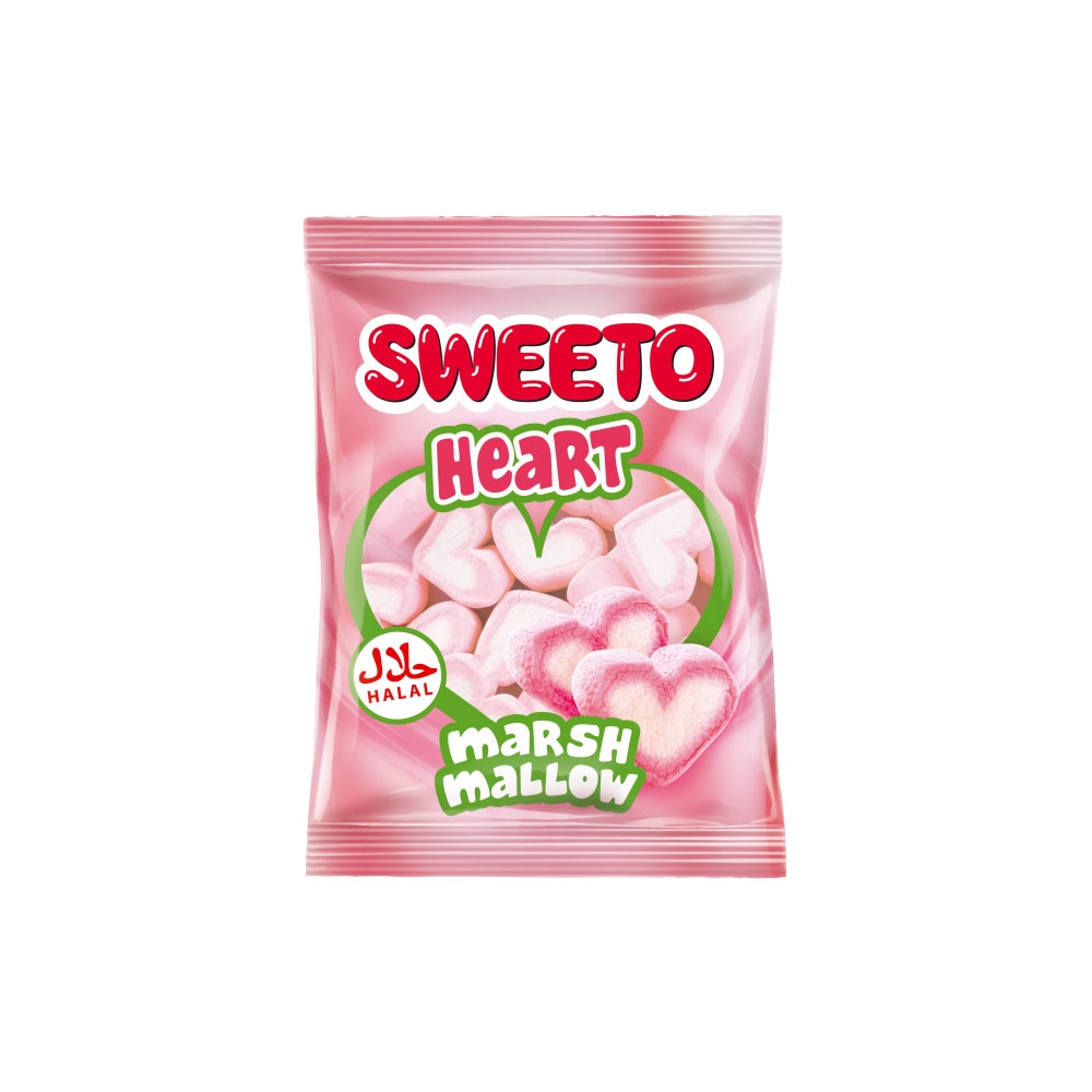 【SWEETO】HEART/スウィートマシュマロ ハート ３０g HALAL