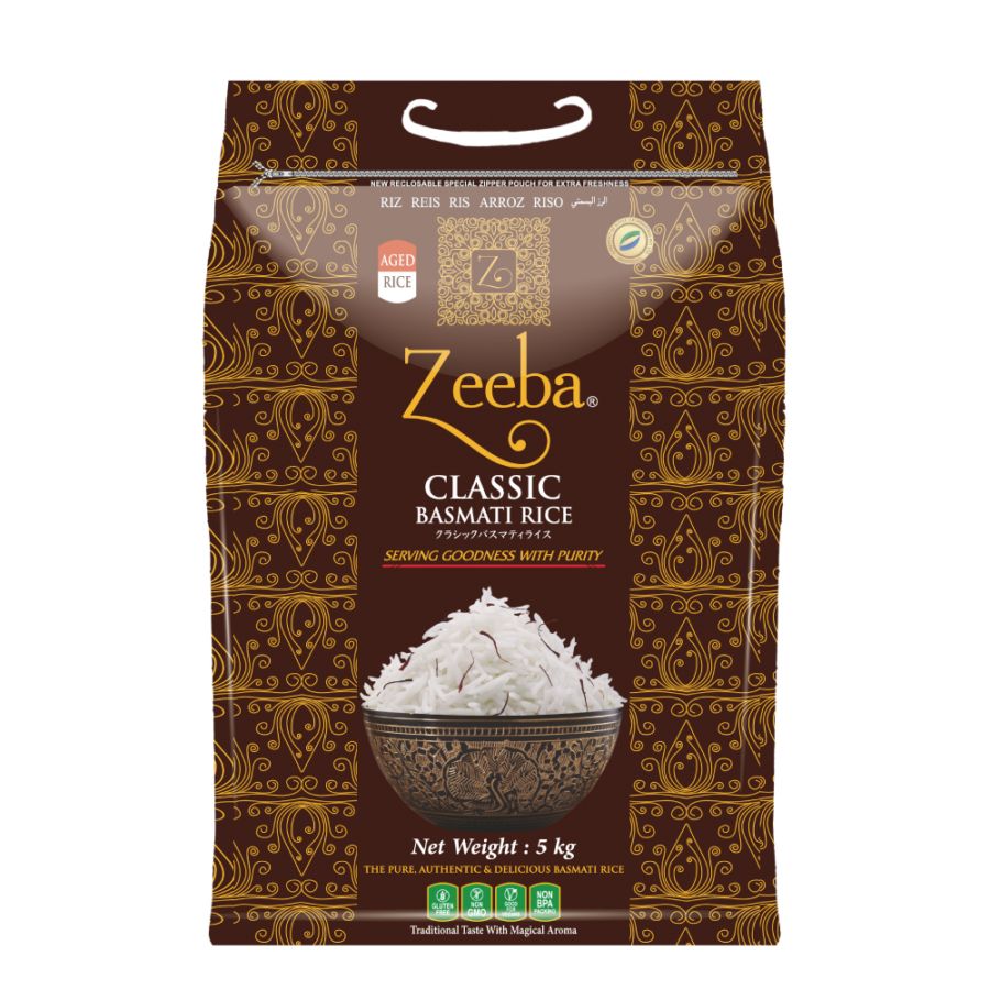 【Zeeba】CLASSIC BASMATI RICE/クラシックバスマティライス 5kg