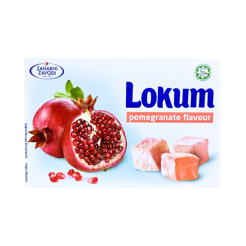 【Lokum】Pomegranate flavour/ロクム ザクロ風味 (トルコ風ゼリー菓子)