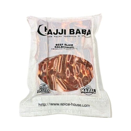 【HAJJIBABA】BEEF SLICE (KALBI SMALL)/牛バラスライス(カルビ スモール) 500g