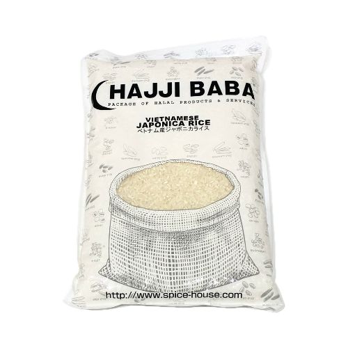 【HAJJIBABA】JAPONICA RICE (VIETNAM) / ジャポニカライス (ベトナム/短粒種) 1kg