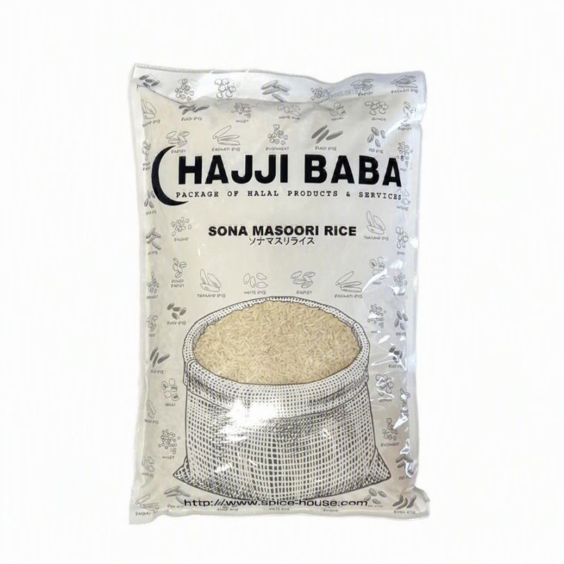 【HAJJIBABA】SONA MASOORI RICE (INDIA) / ソナマスリライス (インド/中粒種) 1kg