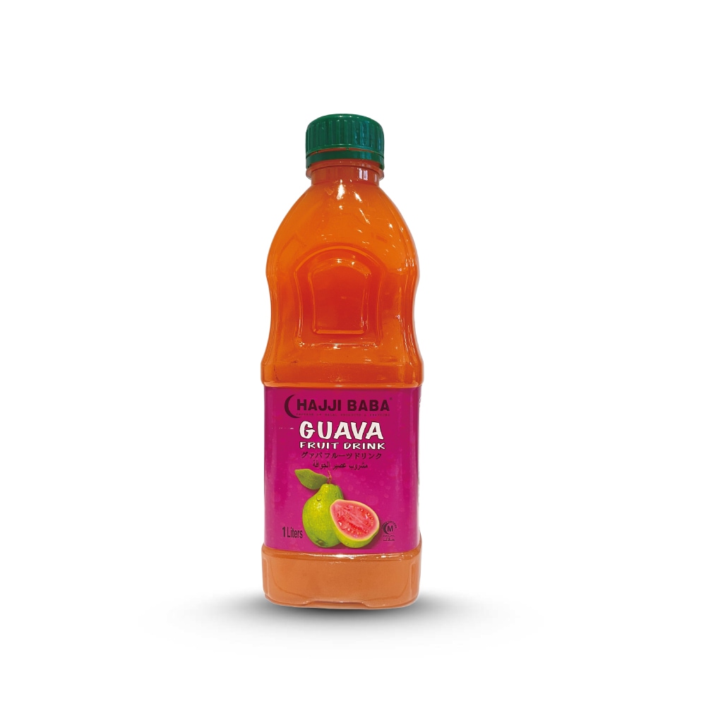【HAJJI BABA】PINK GUAVA JUICE(PAKISTAN)/グアバフルーツジュース(パキスタン産) 1L