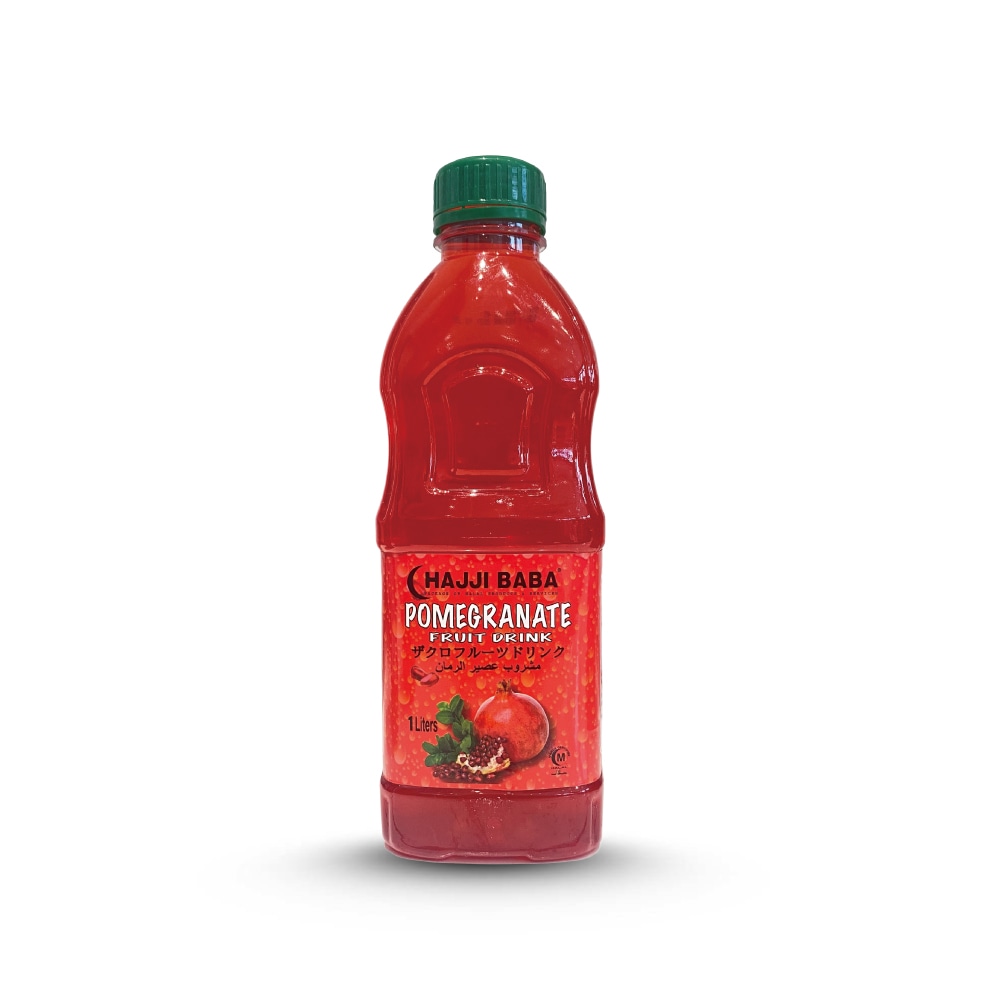 【HAJJI BABA】POMEGRANATE JUICE(PAKISTAN)/ザクロフルーツジュース(パキスタン産) 1L