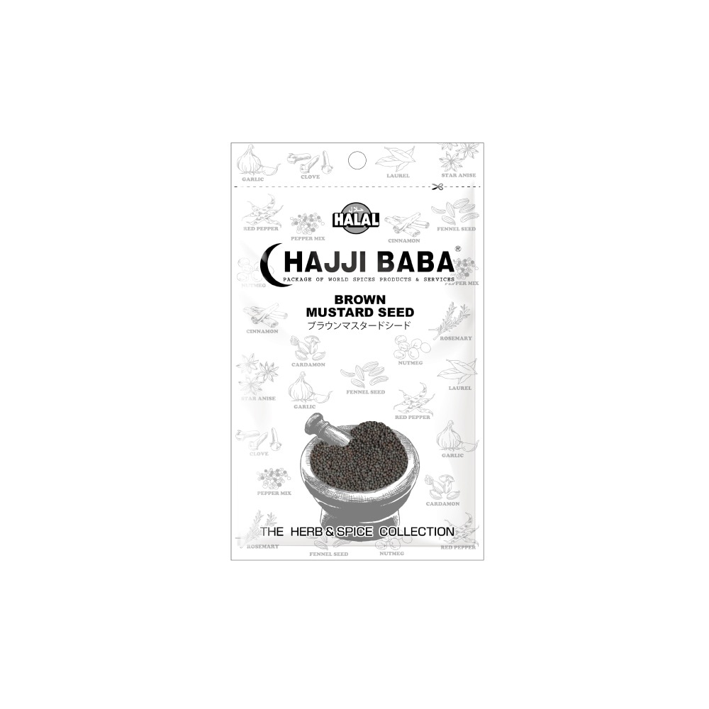【HAJJIBABA】BROWN MUSTARD SEED/ブラウンマスターシード 500g、100g、20g | SPICE -【HAJJI ...