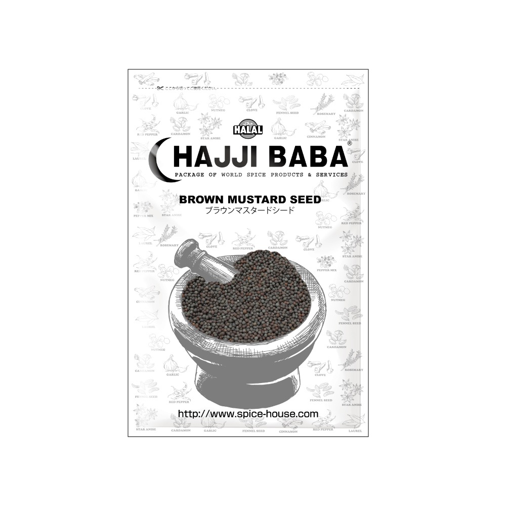 【HAJJIBABA】BROWN MUSTARD SEED/ブラウンマスターシード 500g、100g、20g | SPICE -【HAJJI ...