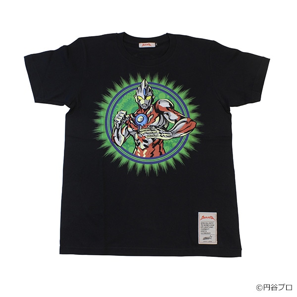 ウルトラマンオーブダーク Tシャツ 愛染マコト＆ウルトラマンオーブダークノワールブラック