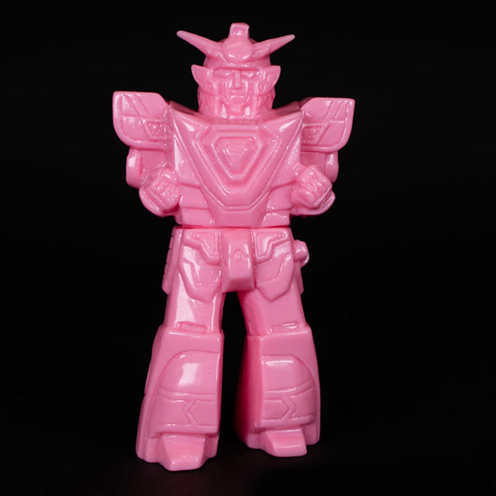 5ー①極美品 グランドキング 1984 第1期初版／プラタグなし／ランプ薄ピンク ソフビ/ビックワンクラフト/黄金勇者ゴルドラン/プリケッツ ドラン