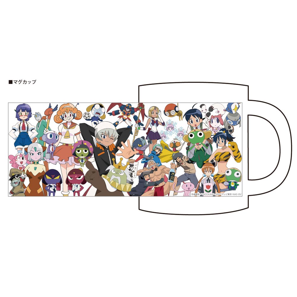 ケロロ軍曹 キャラクター集合マグカップ ケロロ軍曹 ギロロ伍長 日向冬樹 日向夏美 日向秋 北城睦実 他 Sgt Frog 墓場の画廊online Store