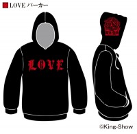 筋肉少女帯　特攻シャツ「LOVE」 筋肉少女帯/特攻シャツ「LOVE」｜墓場の画廊ONLINE STORE
