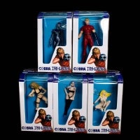 ★未開封★ 墓場の画廊（ゴッコ堂）コブラ ４体セット COBRA×ゴッコ堂】コブラ/ソード人の秘密/Tシャツ/ブラック｜墓場