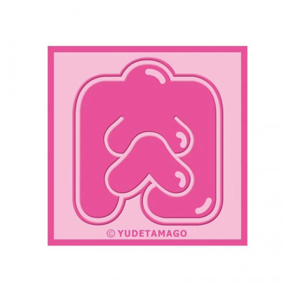 キン肉マン/超キンステッカー 肉マーク サクラピンク（彫金ステッカー