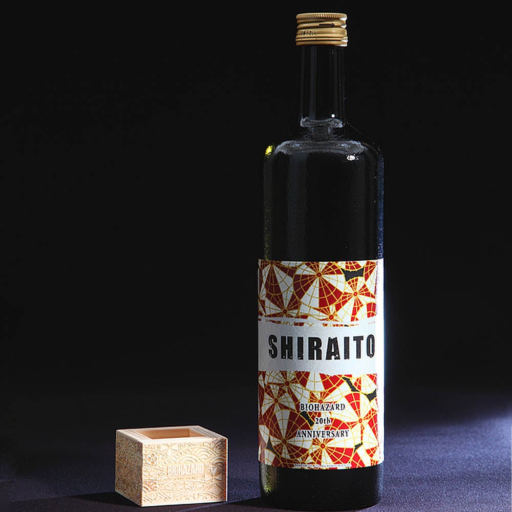 お酒】BIOHAZARD 20th 日本酒 720 とUmbrella桧枡 （2尺）セット