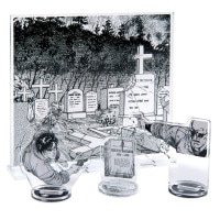 シティーハンター 冴羽獠vs海坊主 墓場の決闘アクリルフィギュア City Hunter 冴羽獠 海坊主 City Hunter 墓場の画廊online Store