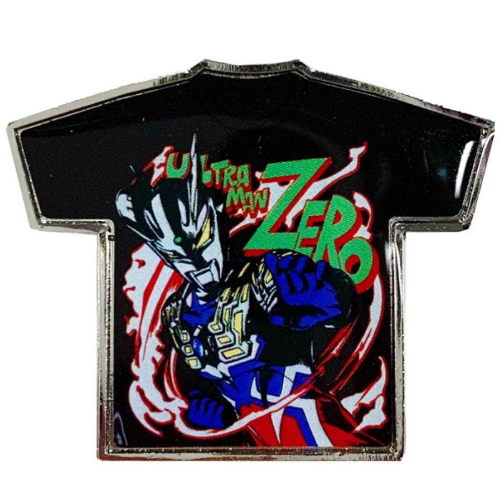 Tシャツ型 ピンズ ウルトラマンゼロ｜墓場の画廊ONLINE STORE
