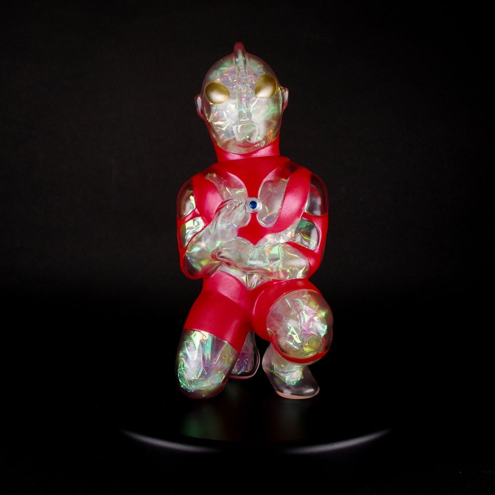 ウルトラマン US toys ソフビ　クリアver ソフビ/U.S.TOYS ユーエストイズ/BBウルトラマン(ファイティング