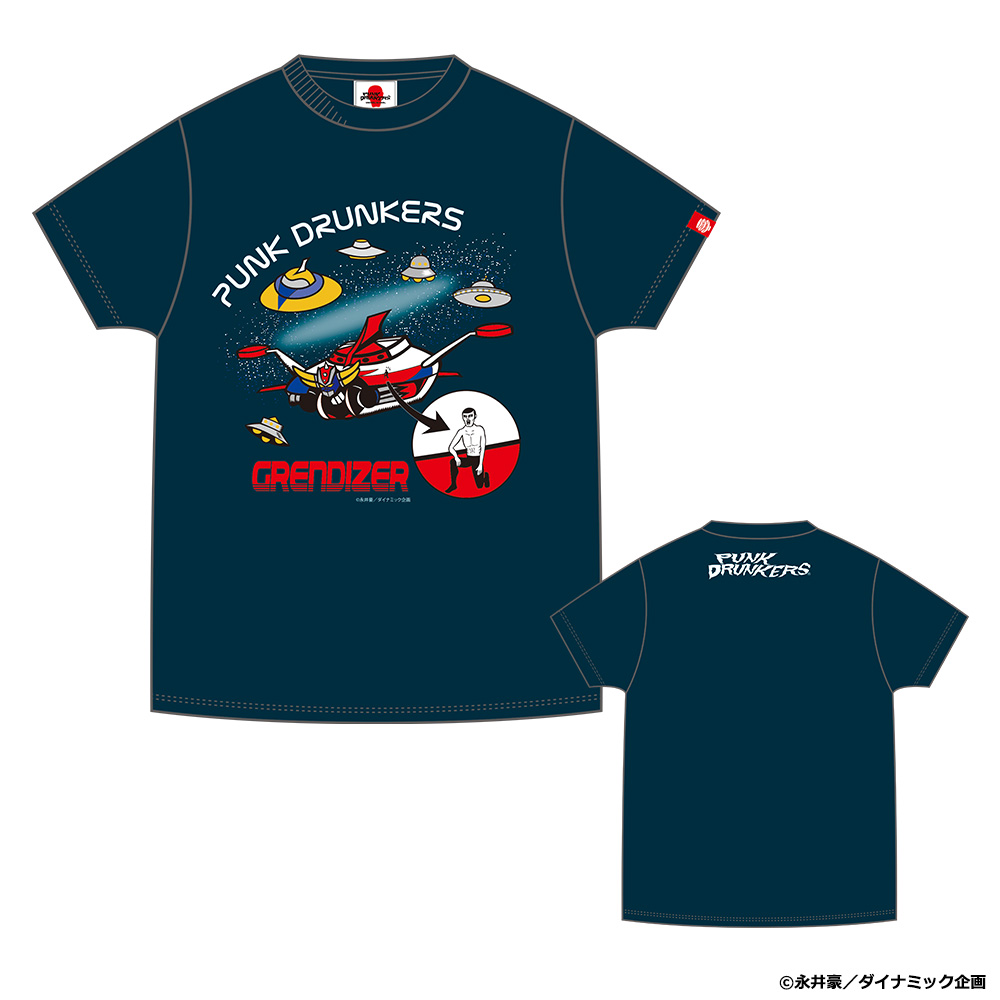UFOロボグレンダイザー パンクドランカーズ PUNK DRUNKERSコラボT