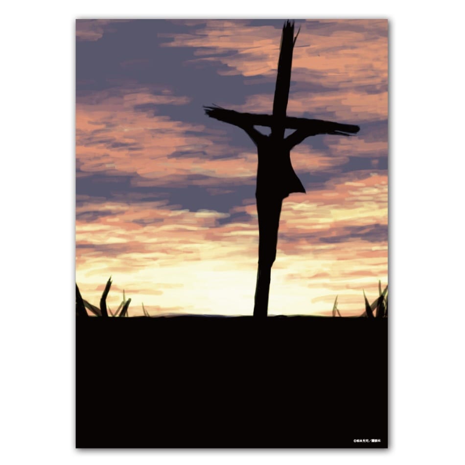 彼岸島/表紙絵 アートボード 33巻/F4サイズ キャンバスパネル｜墓場の