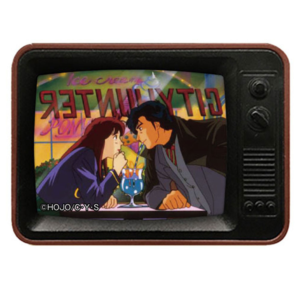 シティーハンター シティーハンター 91 今夜だけこの愛を 都会のシンデレラ物語 Tv型バッジ 冴羽リョウ 墓場の画廊online Store