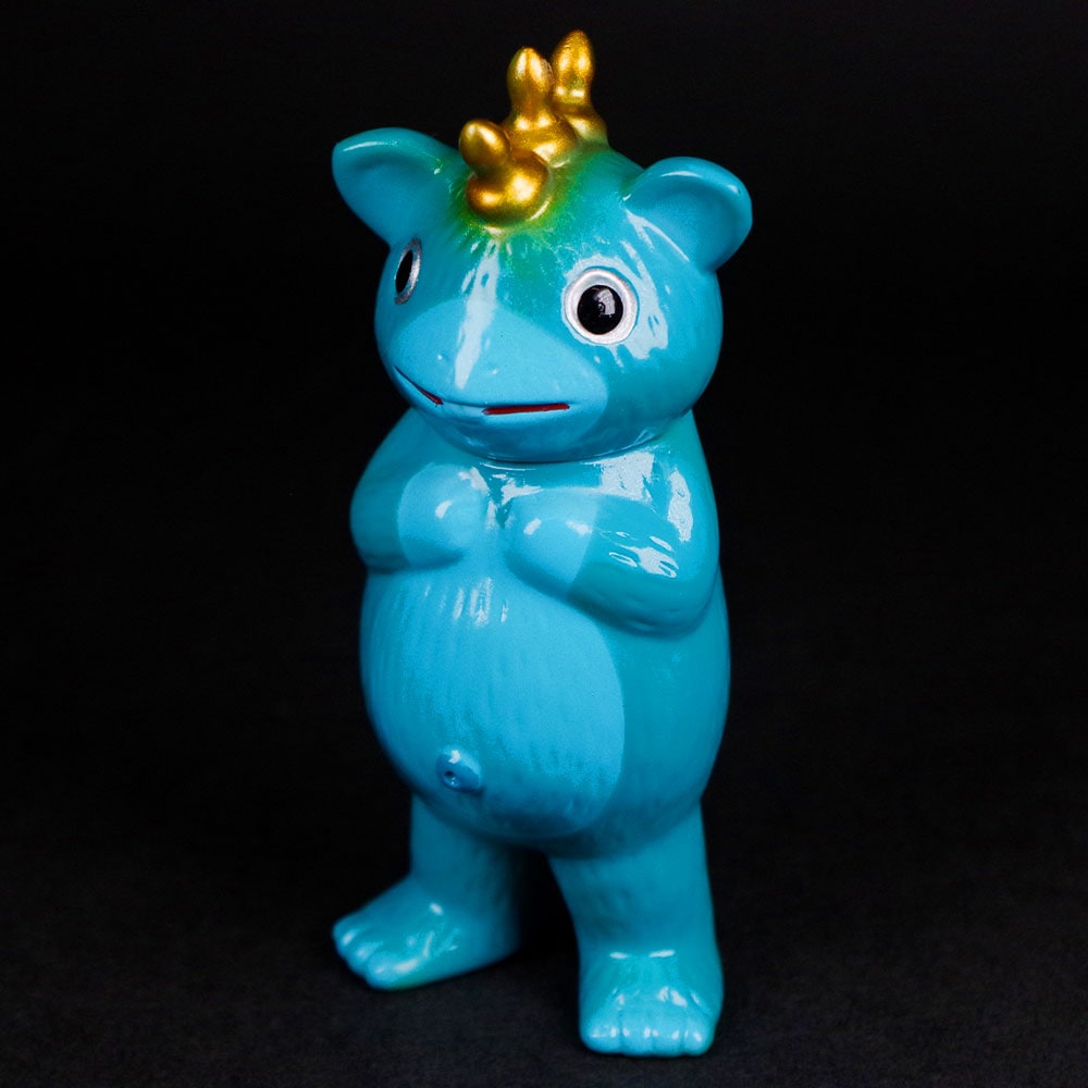 ソフビ】【U.S.TOYS】BBブースカ お澄ましポーズ（ターコイズカラー 