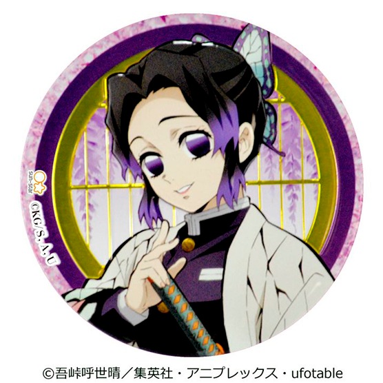 TVアニメ『鬼滅の刃』 彫金ステッカー 胡蝶しのぶ｜墓場の画廊ONLINE STORE