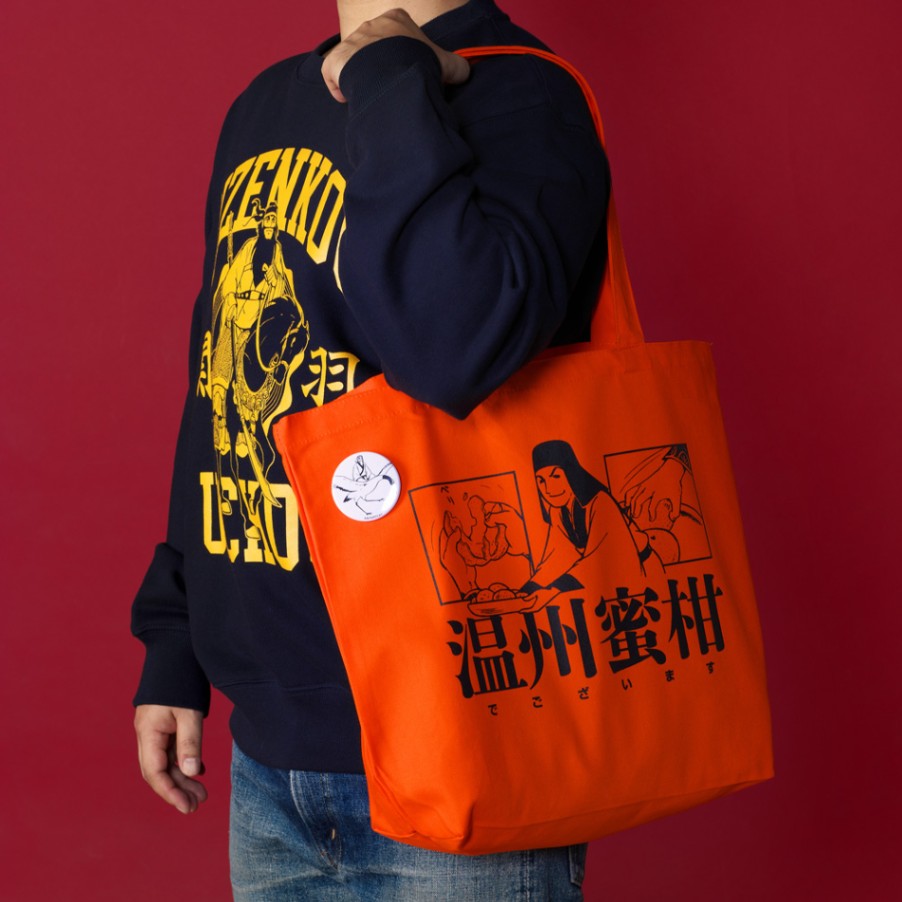 横山光輝三国志/温州蜜柑 トートバッグ バッジ付き｜墓場の画廊ONLINE 