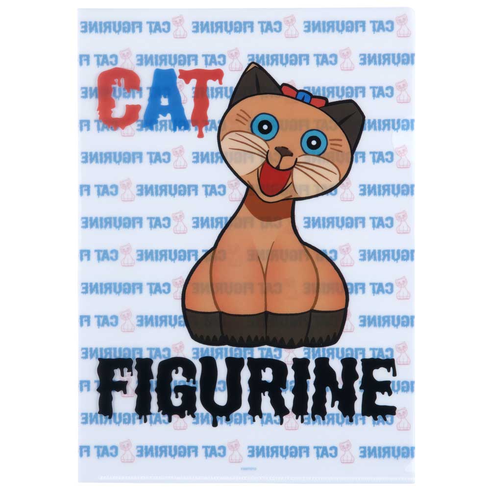都市伝説展/猫 デフォルメイラストクリアファイル｜墓場の画廊ONLINE STORE