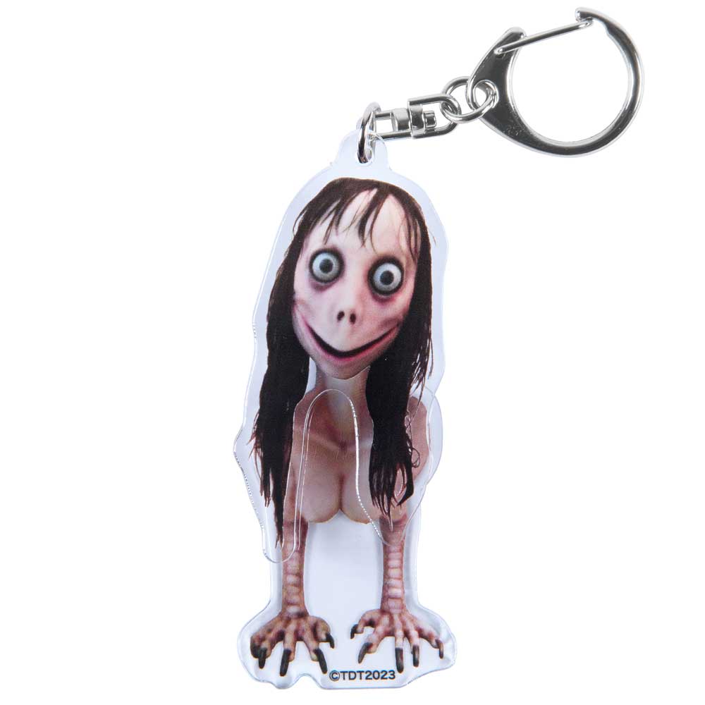 都市伝説展/MOMOゆらゆらアクリルキーホルダー｜墓場の画廊