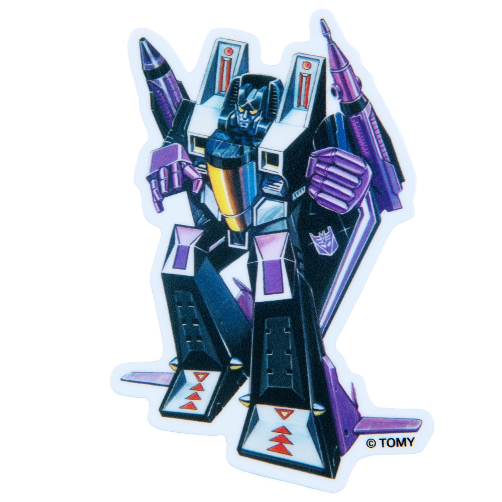トランスフォーマー G1 デストロン 航空参謀 スカイワープ トランスフォーマー/ダイカットステッカー(スカイワープ)｜墓場の画廊
