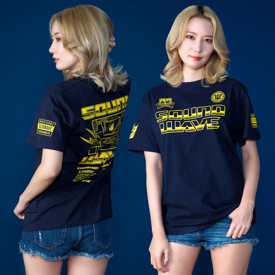 トランスフォーマー/サウンドウェーブ Tシャツ/ネイビー｜墓場の画廊