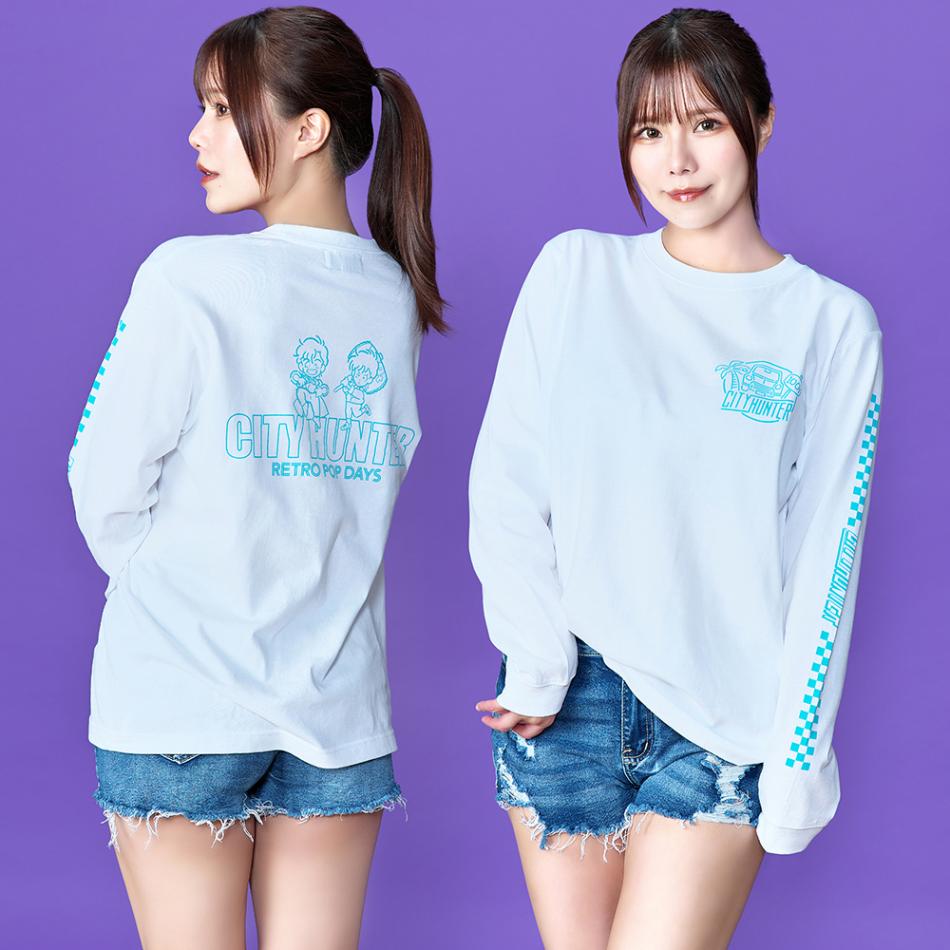 シティーハンター/ファンシー ロングスリーブTシャツ/ホワイト