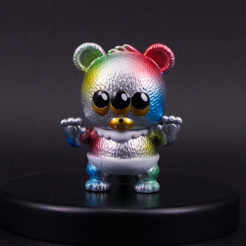 ART JUNKIE ソフビシリーズ クマラ 墓場の画廊限定カラー ソフビ/ART JUNKIE アートジャンキー/ちびクマラ/シルバー｜墓場