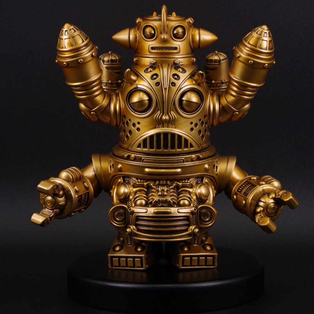 ソフビ/BODA/スクラッピー/ゴールド｜墓場の画廊ONLINE STORE