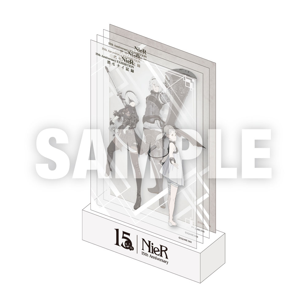 NieR 15th 消セナイ記録 クリアプレート アクリルプレート ニーア展 消セナイ記録〕NieR 15th Anniversary EXHIBITION/レイヤー