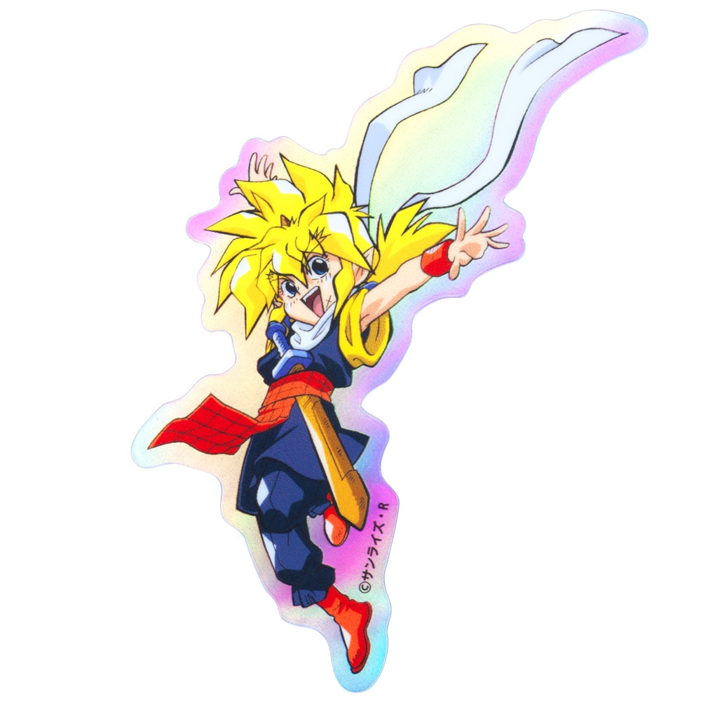 魔神英雄伝ワタル/ホログラムステッカー(虎王)｜墓場の画廊ONLINE STORE