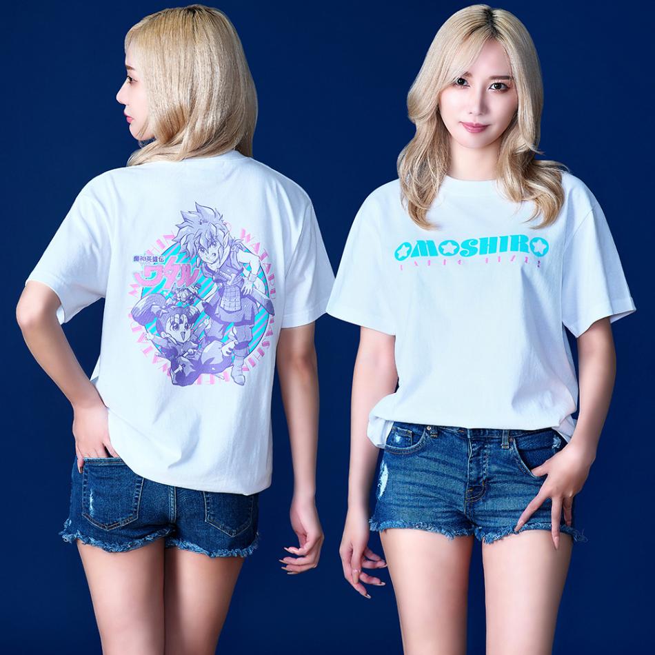 魔神英雄伝ワタル/虎王&ヒミコ Tシャツ/ホワイト｜墓場の画廊ONLINE STORE