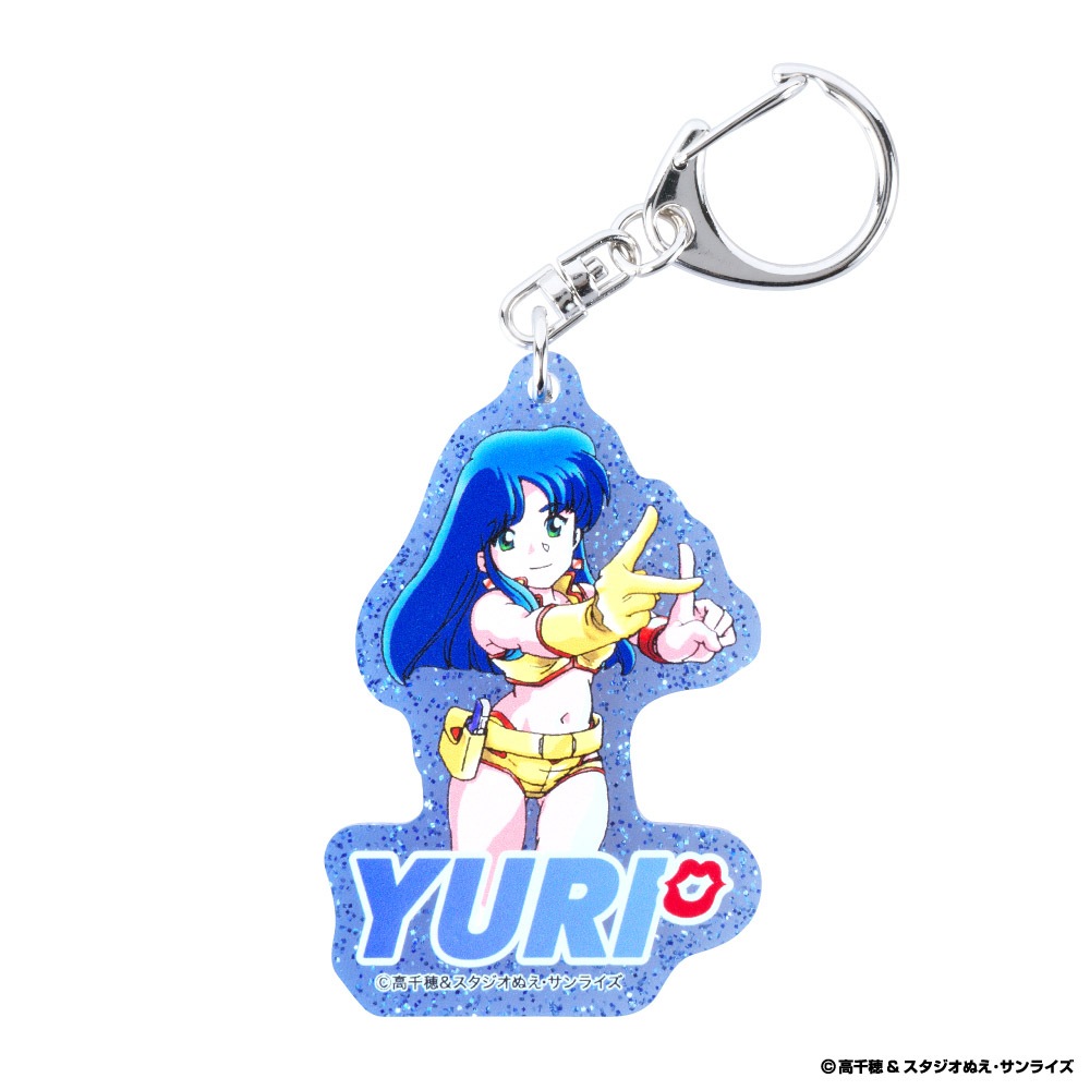 ダーティペア/ラメアクリルキーホルダー(ユリ)｜墓場の画廊ONLINE STORE