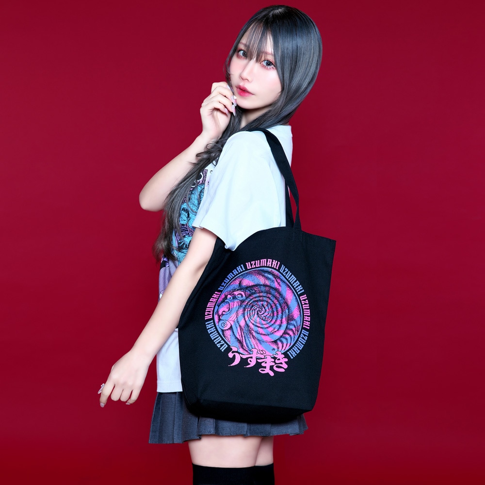 伊藤潤二/桶 トートバック/ブラック｜墓場の画廊ONLINE STORE