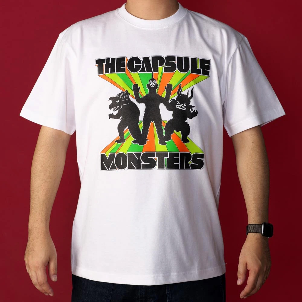 ウルトラセブン/カプセル怪獣Tシャツ/ホワイト｜墓場の画廊ONLINE STORE