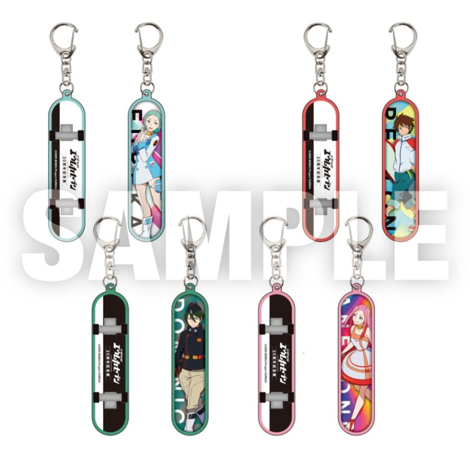 エウレカセブン/ブラインドミニスケボーキーホルダー 全4種(単品販売
