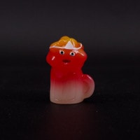 ソフビ/LALATOY/ビール化け物/蓄光ブルー｜墓場の画廊ONLINE STORE