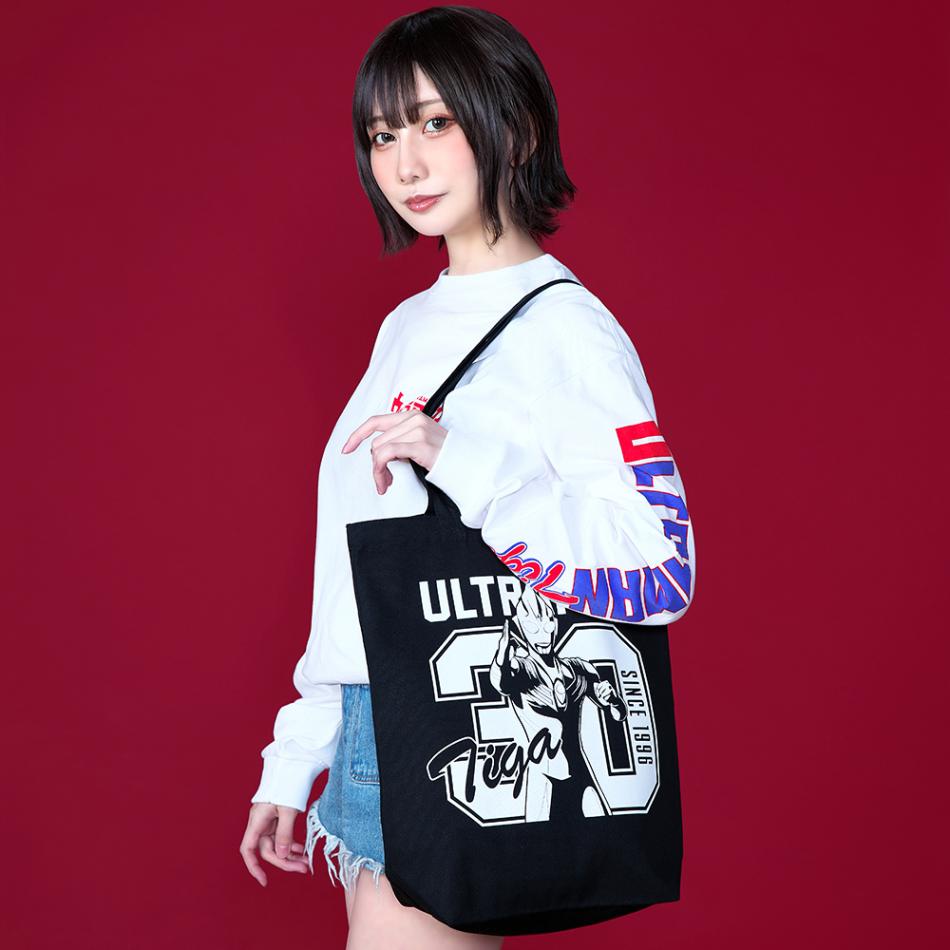 ウルトラマンティガ/30th トートバッグ/ブラック｜墓場の画廊ONLINE STORE