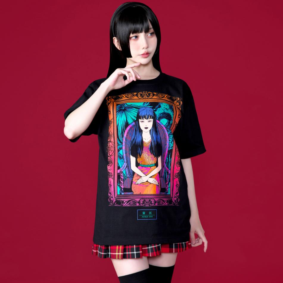 伊藤潤二/画家 Tシャツ/ブラック｜墓場の画廊ONLINE STORE