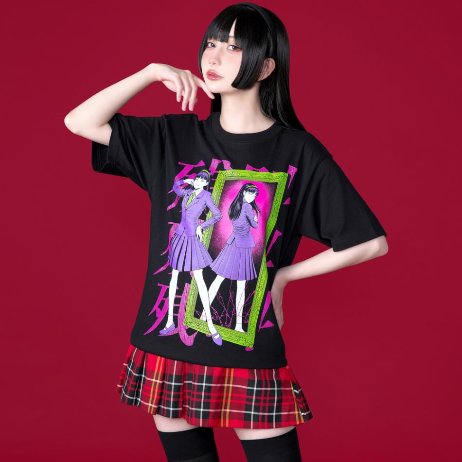 伊藤潤二/残叫 Tシャツ/ブラック｜墓場の画廊ONLINE STORE