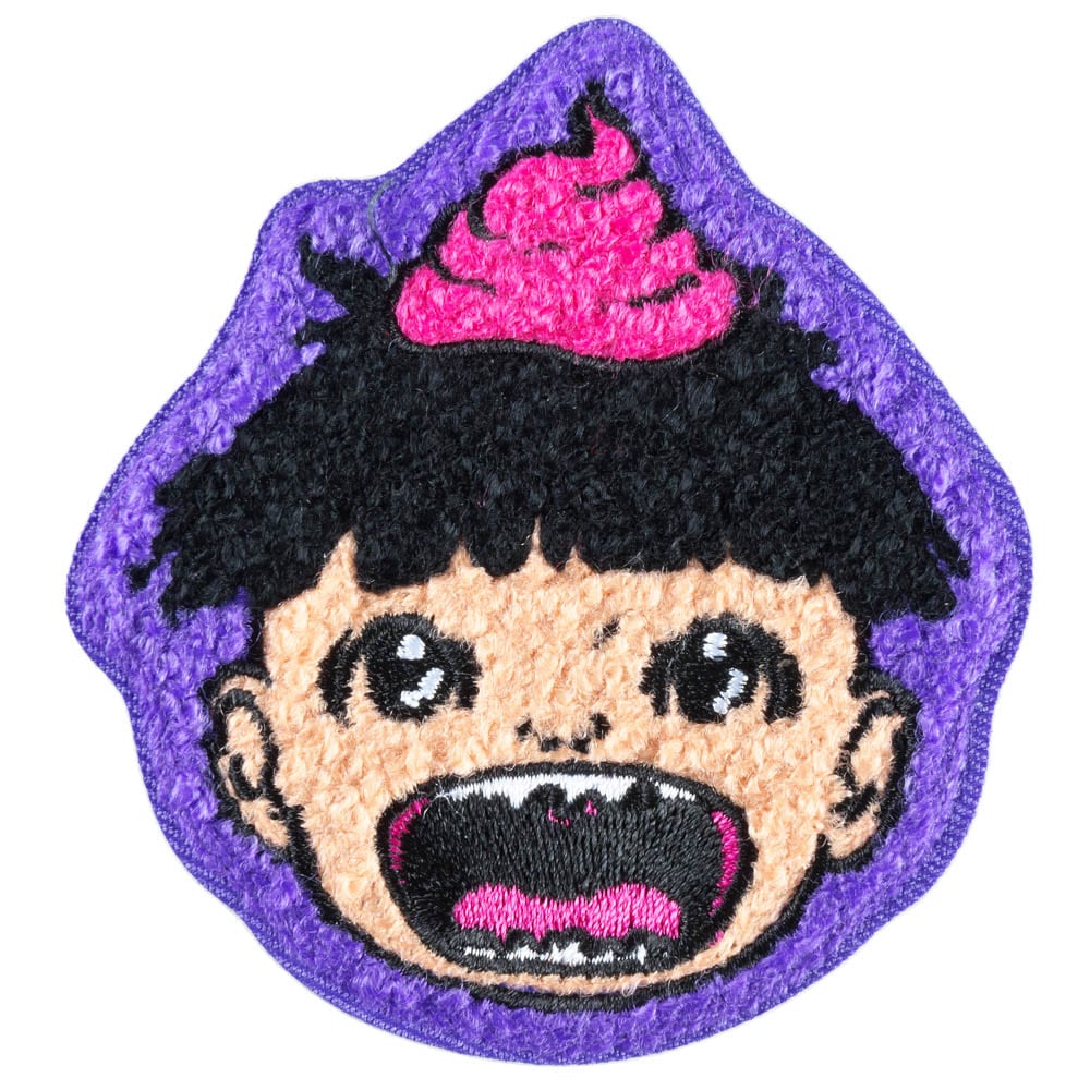 まことちゃん/サガラ刺繍ステッカー｜墓場の画廊ONLINE STORE