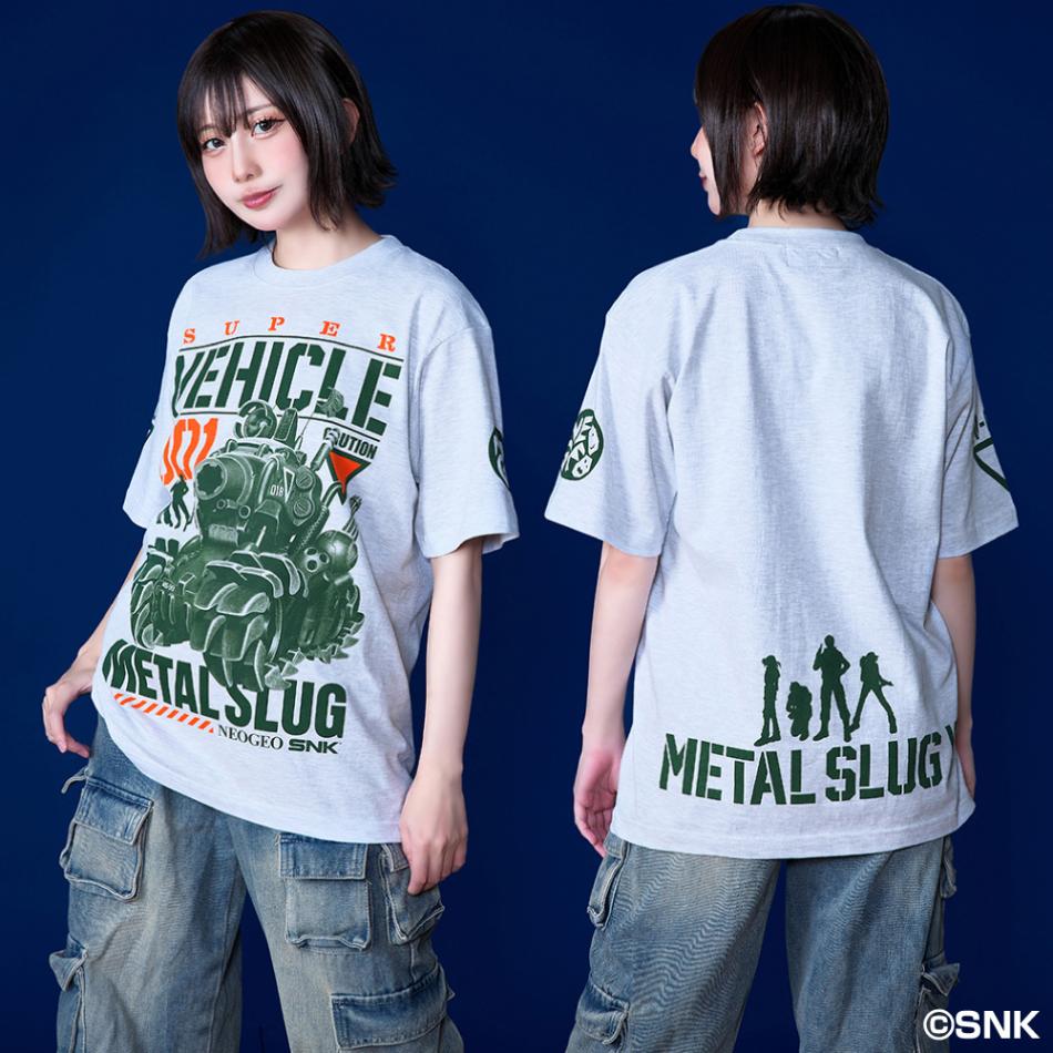 SNK/メタルスラッグX Tシャツ/アッシュ/アッシュ｜墓場の画廊ONLINE STORE