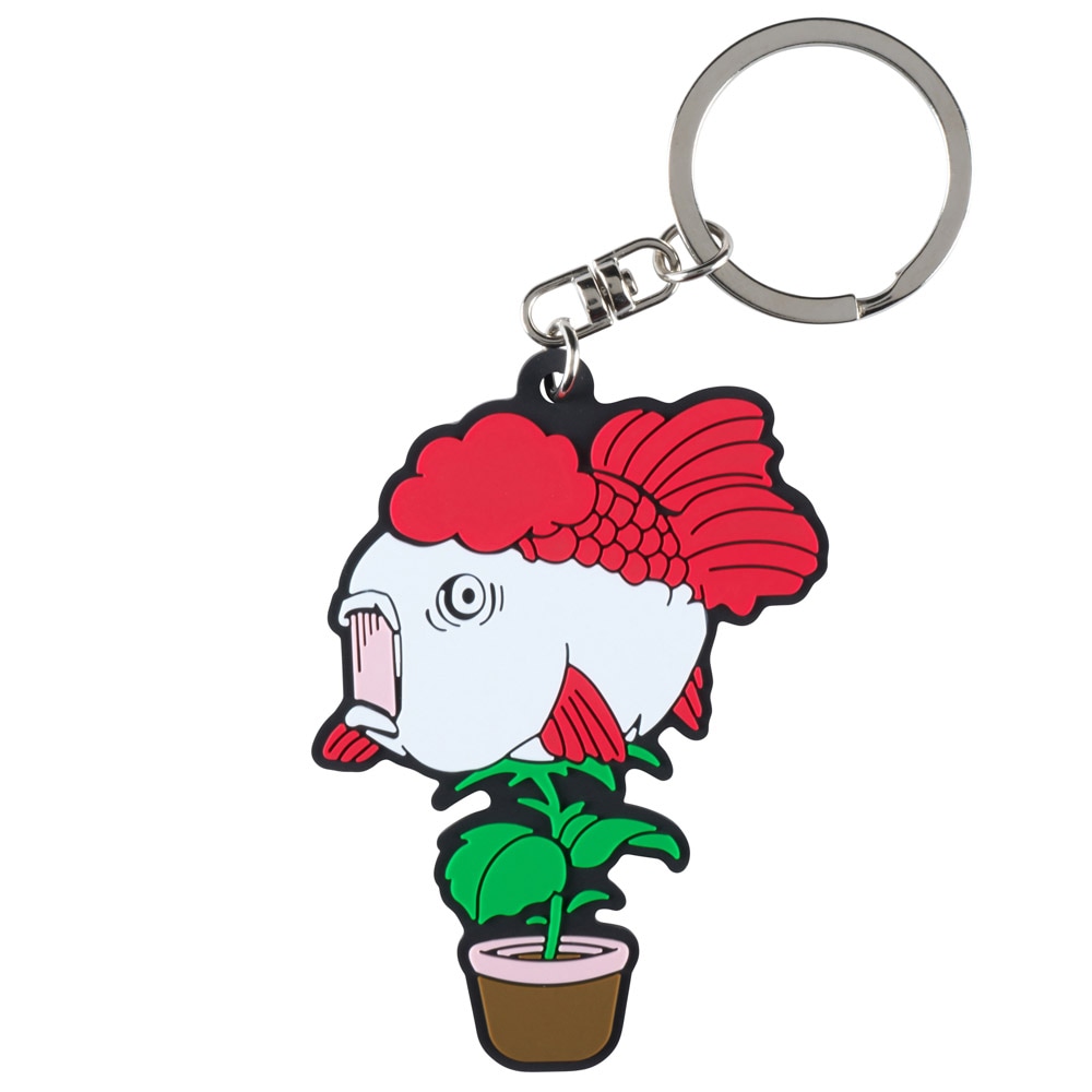 鬼灯の冷徹/金魚草 ラバーキーホルダー｜墓場の画廊ONLINE STORE